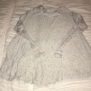 Free people love split grey top